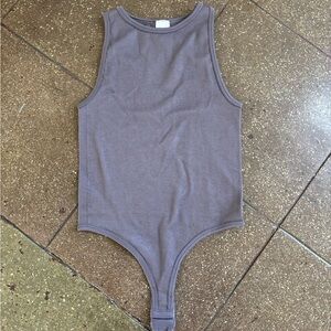 Sleeveless Gray One Piece